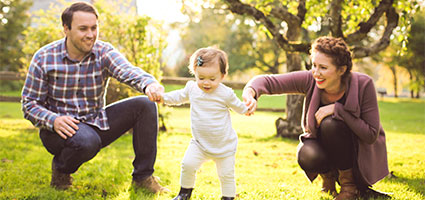 Family in Park